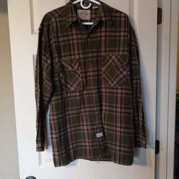 Vintage Bugle Boy Men's Size Large 100% cotton button down long sleeve… - Picture 1 of 6